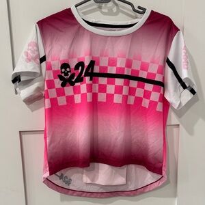 Betty Designs Squad Women's Pink Gradient Gravel tee